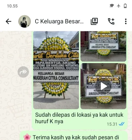 Pengiriman Papan Bunga Duka Sumur Bandung